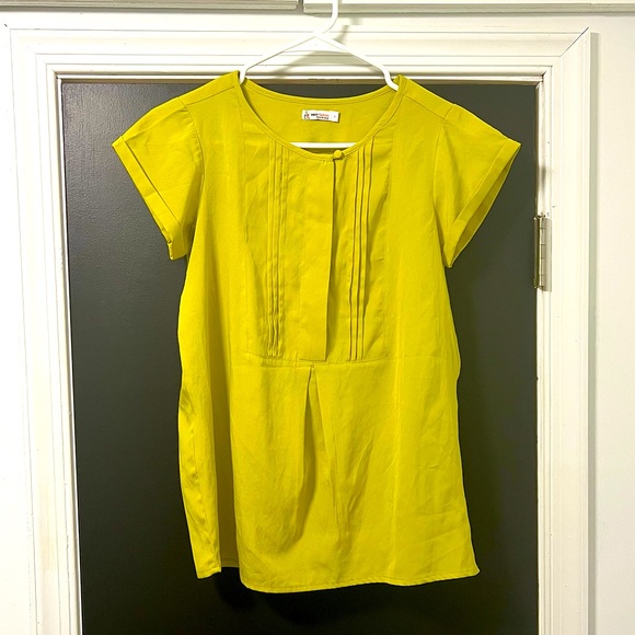 Modcloth Tops - ‼️LAST CHANCE-NAME YOUR PRICE-DONATING FRI 9/13‼️ Boutique Chartreuse Blouse